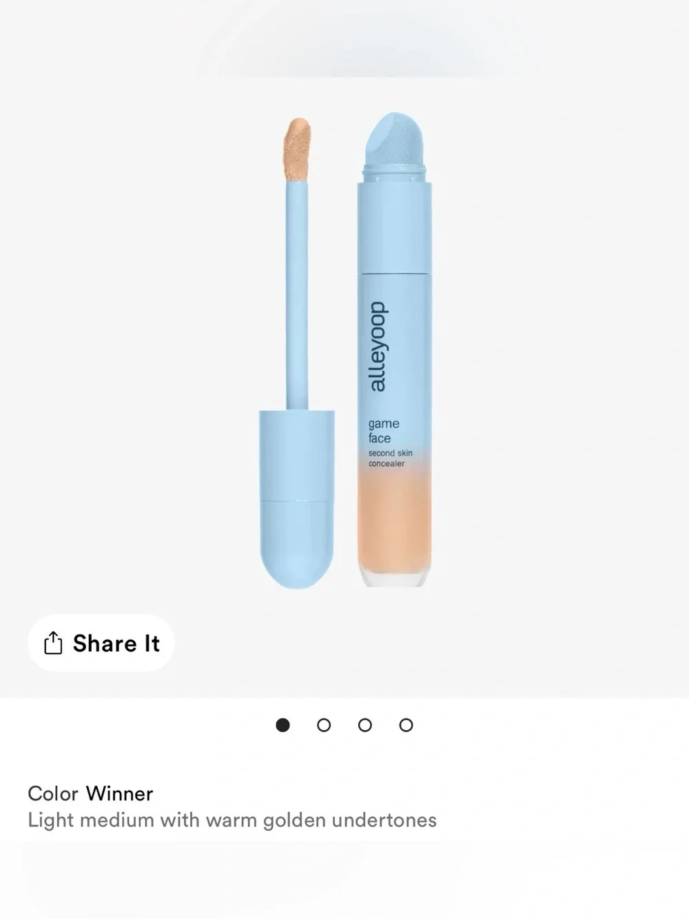 Alleyoop Game Face Second Skin Concealer - Winner